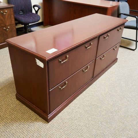 Used Tradition 4 Drawer Lateral File Credenza (Walnut) CRK1776-014