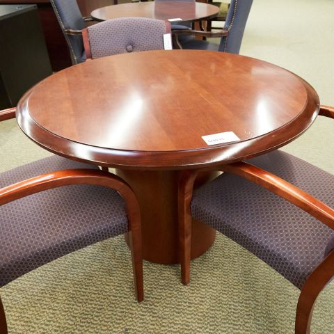 Used 42" Round Conference Table (Cherry) CTB9999-1521 