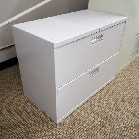 Used Hon 36" 2 Drawer Lateral File (Grey) FIL1728-001