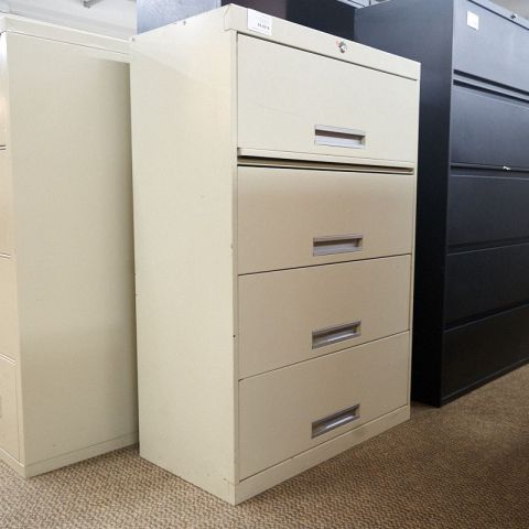 Used Supreme 4 Drawer 36" Lateral File (Putty) FIL1773-019