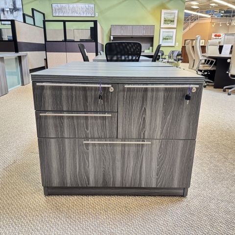 Used DSA 36" Combo File Cabinet (Grey) FIL1896-017