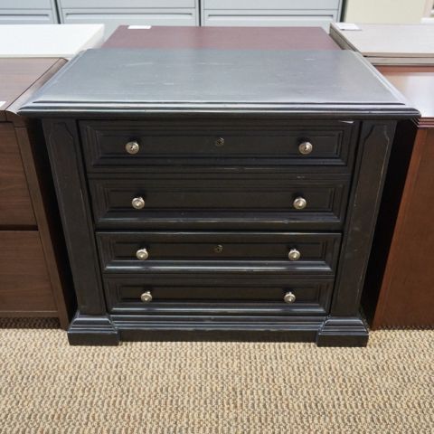 Used Traditional 2 Drawer File Cabinet (Espresso) FIL9999-1177