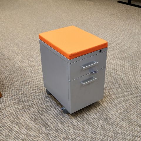 Used Friant Mobile Box-File Pedestal (Orange Pad) FIM1806-017