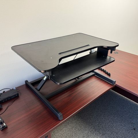 Used 32"x22" Desk Top Riser (Black) MIS1872-058