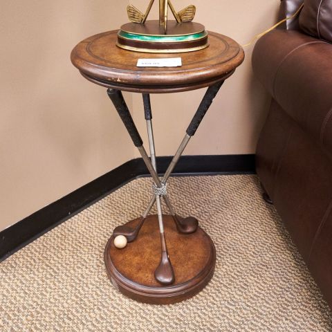 Used Golf Club Lamp End Table OCC1794-015