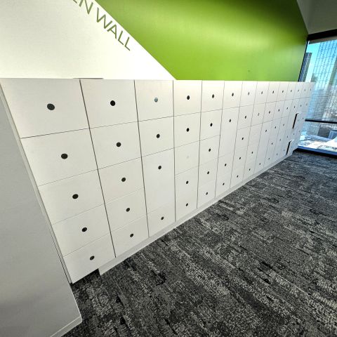 Used Storage Cubbies Row (White) STO1880-017