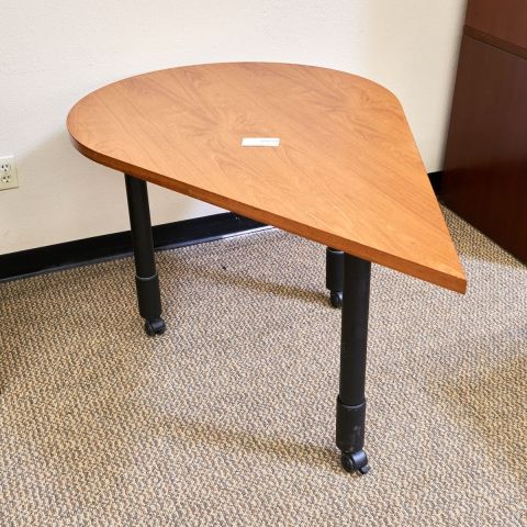 Used Teardrop Mobile Table (Light Oak) TRN1757-010