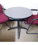 Used 30" Round Break Room Table (Nebula Grey & Black) BRK1759-001