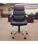 Used High Back Executive Office Chair (Black & Chrome) CHE1794-007