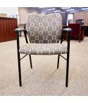 Used National Guest Chair (Green Pattern) CHS1763-008
