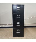 Used Hon 18x54 4 Drawer Vertical File Cabinet (Black) FIV1755-024