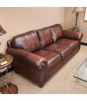 Used Bernhardt Leather Sofa (Brown) SOF1794-001