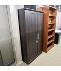Used 2 Door Storage Unit with Pantry (Ash Grey) STO1704-014